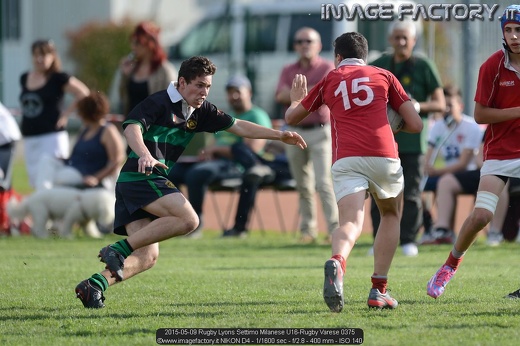 2015-05-09 Rugby Lyons Settimo Milanese U16-Rugby Varese 0375